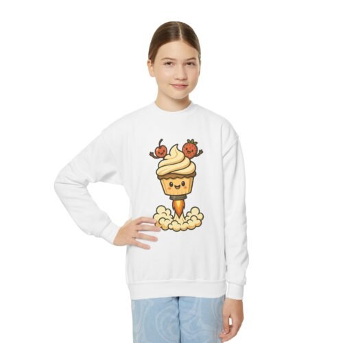 Rocket Ice Cream Youth Sweatshirt | Fun Kids Casual Wear